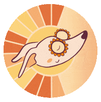 Sun Sticker by elgalgoazul