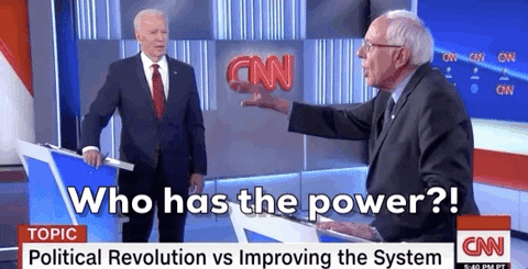 Bernie Sanders Who Has The Power GIF by GIPHY News