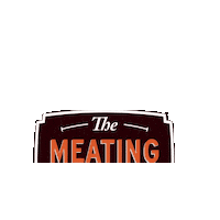 Meating Right Sticker by The Meating Place PDX