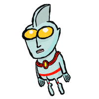 Pochep ultraman pochep Sticker
