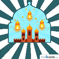 Greetings Ramadan Sticker by TheEcards.com