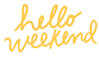 Fin De Semana Hello Sticker by withloveak
