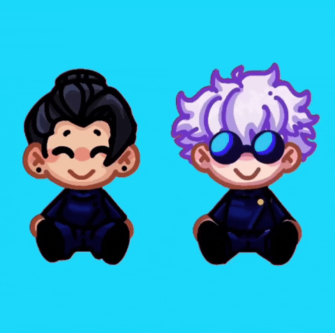 MercuryMaceo animation chibi jujutsu kaisen gojo GIF