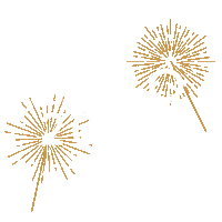 New Year Fireworks Sticker by R.A.F.