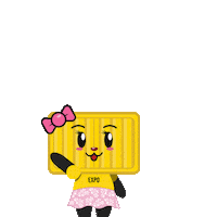 importirorg cute hi halo lucu Sticker