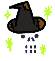 Halloween Fall Sticker by Eledraws (Eleonore Bem)