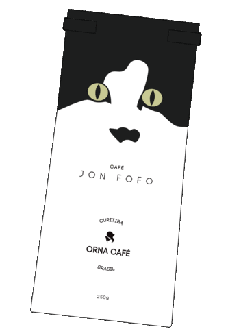 cat coffee Sticker by ORNA