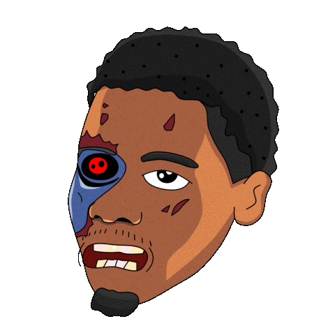 Artificial Intelligence Robot Sticker