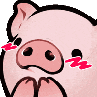 KritzelPixel pig awww piggy tiffy GIF