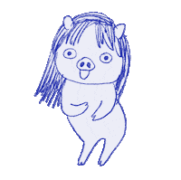 Dance Pig Sticker