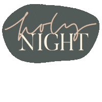 Calligraphy Holynight Sticker by lettersandbeauties