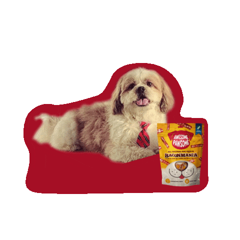 Happy Dog Sticker by Awesome Pawsome Treats