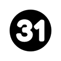 Number Blanco Sticker