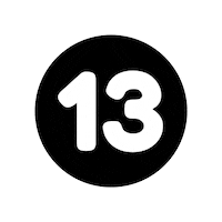 Number Blanco Sticker