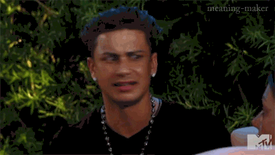 confused jersey shore GIF