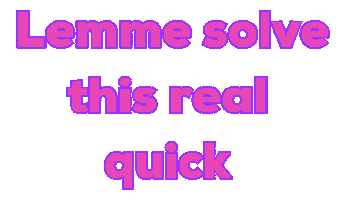 Solution Solve Sticker by Tiffany