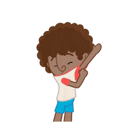 Happy Kids Sticker by Mundo Bita