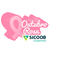 Rosa Outubrorosa Sticker by Sicoob Coopemata