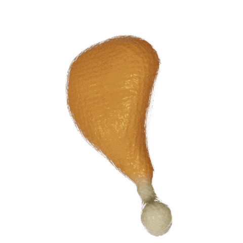 Fried Chicken 3D Sticker