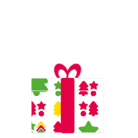 Oxybul noel cadeau etoile pere noel Sticker