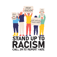 Speak Out Los Angeles Sticker by LA vs. Hate