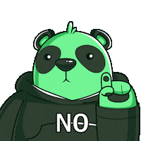 Disagree No Way Sticker by SuperVerse