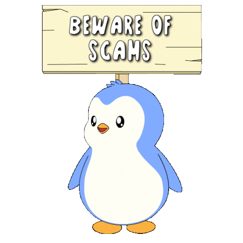 Penguin Stay Safe Sticker by Pudgy Penguins