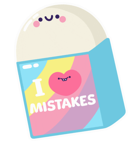Mistake Oops Sticker