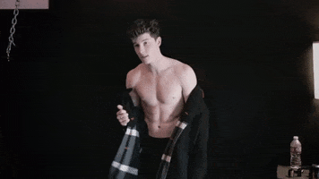 muscle abs shirtless shawn mendes shawn GIF