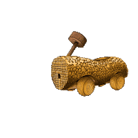 Tonky_Wonk fun car kids joy Sticker
