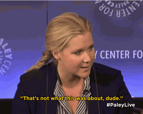 amy schumer GIF by The Paley Center for Media