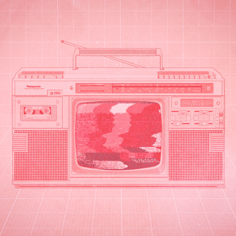 mocion illustration loop design retro GIF