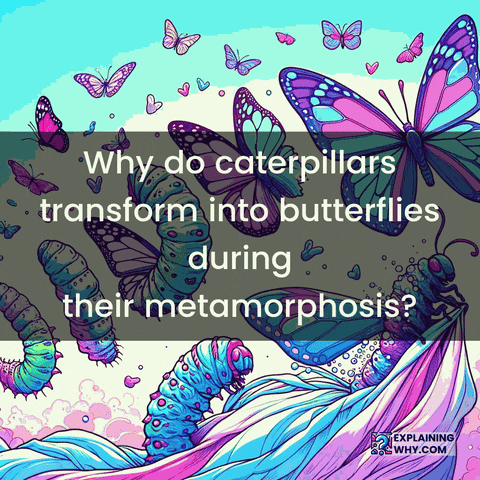 Caterpillar Metamorphosis GIF by ExplainingWhy.com