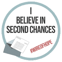 Rehabilitation Secondchances Sticker by Wire of Hope