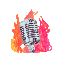 Fire Singer Sticker by Kelsey Plays Piano
