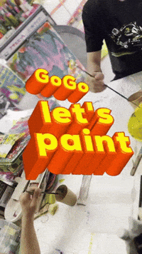 Studio Painting GIF by KaoruHironaka