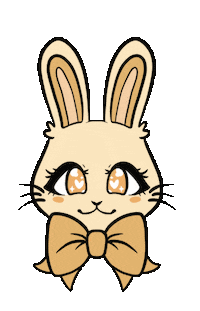 Bunny Pastel Sticker by KeikiiArt