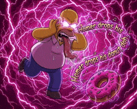 Homer Donut GIF