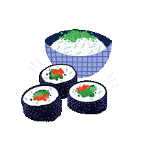 alishkashah food yummy fish yum Sticker
