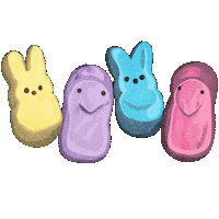 Easter Bunny Sticker by AlwaysBeColoring