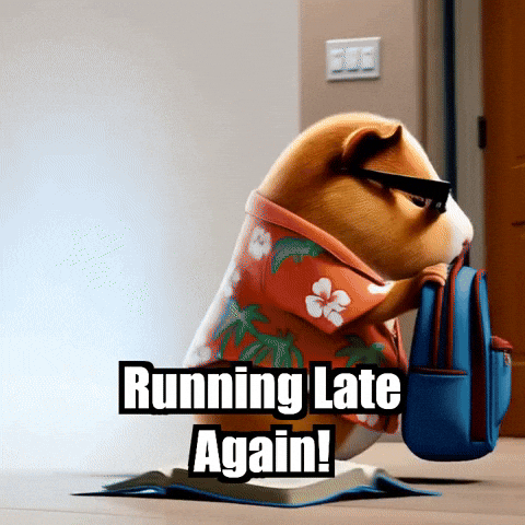School Rush GIF by Guinea Gambino