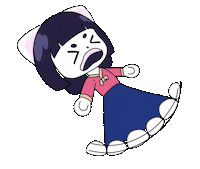 jeyi_ch cat kawaii mad tantrum Sticker