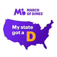 Preterm Birth Report Card Sticker by March of Dimes