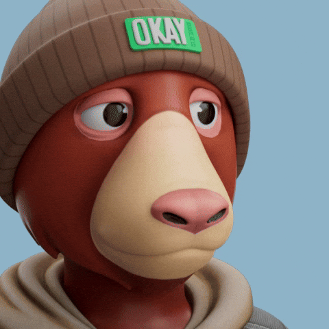 Blink What GIF by Okay Bears