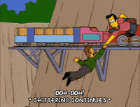 season 8 falling GIF