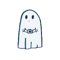 SunnyDayAhead cute nice ghost camera Sticker