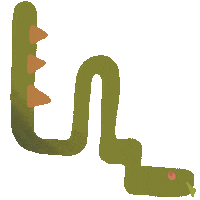Character Snake Sticker
