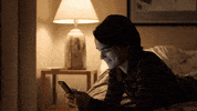 brianna hildebrand texting GIF by NETFLIX