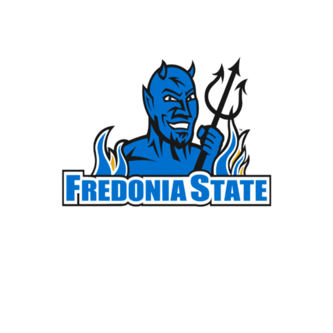 fredoniavolleyball blue devils fredonia fredoniavolleyball fredonia volleyball Sticker