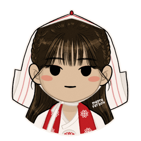 Korean Drama Girl Sticker